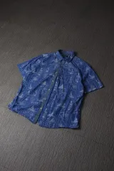 90s CHAPS ナビゲーション ロゴ ハワイアンシャツ