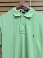 POLO RALPH LAUREN(ポロラルフローレン) メンズ ライトグリーン PK カラーショートスリーブ T シャツ S