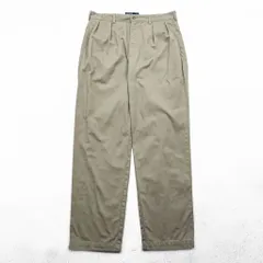 Polo Ralph Lauren 90年代 ポロチノ 2タック ワイド チノパンツ L ベージュ プリーツ ANDREW PANT