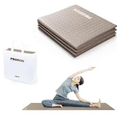 【数量限定】【大人気】トレーニングマット 折りたたみ 折りたたみ トラベルヨガマット 軽量 コンパクト 持ち運び 折り畳みマット 折畳み 183×61cm ストレッチマット ヨガマット 5色 PROIRON