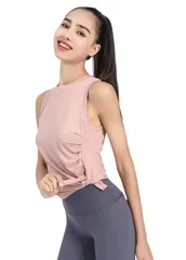 【特価商品】タンクトップ トップス ヨガウェア レディース 2way ヨガ フィットネス ノースリーブ シャツ [Cloudstop] 速乾 軽量ストレッチ スポーツウェア ジム トレーニング 体型カバー