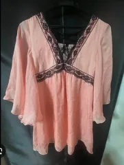 セシルマクビー 姫ギャル 姉ギャル ケープ ブラウス チュニック (五月ヴィンテージ JINLI stc)