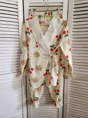 さくらんぼ クマドール レイ レディース パジャマ セット