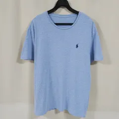 100)POLO ポロ 半袖Tシャツ ライトブルー