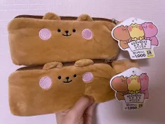 DAISO ぷにぷに マルチ ケース_ブラウン クマ ダイ(K)筆箱