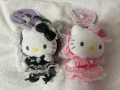 Sanrio(サンリオ) ハローキティ ラブリー フリル コレクション ロリータ 縫い付け キティ キーリング