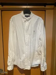 ポロ ラルフローレン 白 シャツ XL