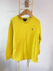 (本物) ポロラルフローレンジュニアラウンドロングスリーブTシャツ (ジュニア) 7 )