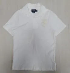 （ M ) ポロラルフローレン USA バックロゴ 襟付き 半袖Tシャツ 出品