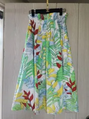 ZARA(ザラ) フラワー プリント ロング スカート