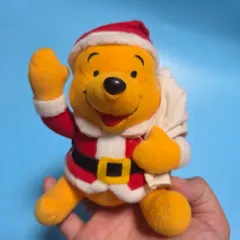 キャラクター クラシック 漫画 グッズ キーホルダー ストラップ ヴィンテージ ぬいぐるみ ディズニー クマのプーさん サンタ