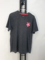DESCENTE(デサント) 半袖Tシャツ ラウンド チャコールグレー グレー ピンクロゴ 105