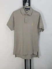 ポロ 半袖 ポロTシャツ ベージュ 新しいタブ m