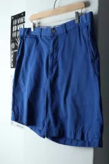 (2XL) ポロ ラルフローレン ハーフパンツ チノ オーバーサイズ ブルー -1E6C