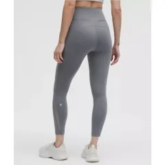 未使用) lululemon ルルレモン ワンダー 黒鉄のミステリートレイン メッシュ パネル HR レギンス アジアフィット 24インチ