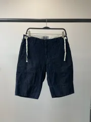 （ S ） ケネス・フィールド ネイビー ペイズリー ハーフパンツ