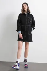 トミー ジーンズ TOMMY JEANS コットン デニム ワンピース