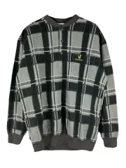 L LYLE ＆ SCOTT チェック柄 ハーフジップ トレーナー