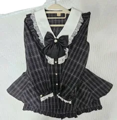 地雷系 Secret Honey チェック セーラー セットアップ