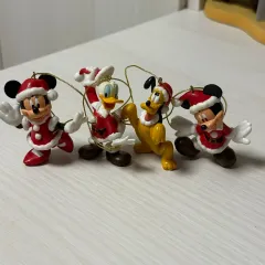 Disney(ディズニー) ミッキーマウス ミニーマウス ドナルドダック 冥王星 クリスマス オーナメント フィギュア