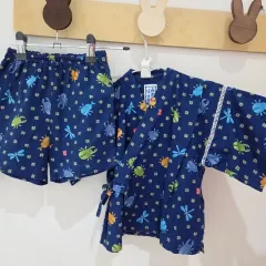 日本 ミキハウス 男児 浴衣 セット 90