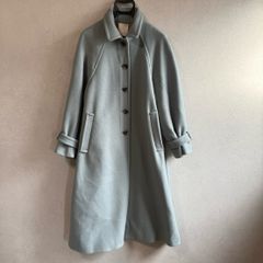 courrèges クレージュ カシミヤロングコート ミントグリーン - メルカリ