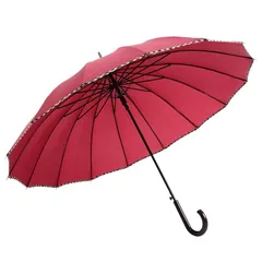 晴雨兼用 レディース 長傘 日傘 UVカット90%以上 梅雨対策 16本骨 撥水 はっ水 おしゃれ 丈夫 グラスファイバー ジャンプ式 ワンタッチ 直径約100cm メンズ