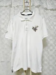 Abercrombie(アバクロンビー) 白 半袖 ポロッティ