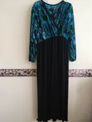 プリーツ ロング丈ワンピース