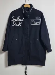 計測 オーバーサイズ L ( 77 ) NBA 黒 ロング マウンテンパーカー