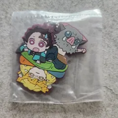 鬼滅の刃 竈門 炭治郎 我妻 善逸 伊之助 コラボ ラバーストラップ