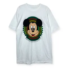 90s Disney(ディズニー) ミッキーマウス プリント 半袖 Tシャツ