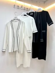 ワンピースカーディガンセット(アイボリーのみ可能)