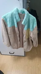 バイカラー ボア フリース ブルゾン