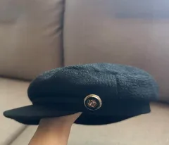 ZARA(ザラ) キャスケット ハンチングキャップ ブラック