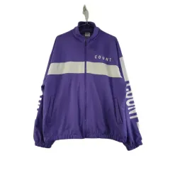 J6642 SAI メンズ FREE トラック スーツ 紫 ジップアップ ジャケット