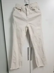 ZARA(ザラ) レディース ホワイトデニム ダークグレージーンズ 2着 まとめ売り