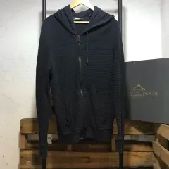 DIESEL(ディーゼル) ニット オーバーサイズ ジップアップパーカー フード付き