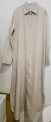 ベージュ ロング シャツ ONE PIECE (新品)