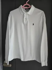 ポロ ラルフローレン 長袖 ポロシャツ M 状態良し