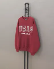 Soffe 90's アメリカ製50/50 USAF アメリカ空軍記念 スウェットシャツL105