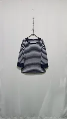 Ralph Lauren(ラルフローレン) ボーダー柄 コットン t シャツ (ネイビー)