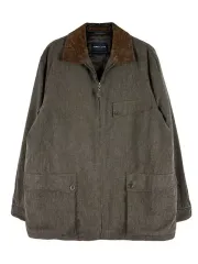 M SIMPLE LIFE コーデュロイポイント カジュアル ジャケット ジップアップ