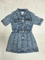 新品 Little Lass 女児 デニム ワンピース 100 110