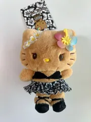 サンリオ 日焼けキティ ブラック とこなつ マスコット キーホルダー