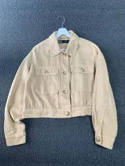 ZARA(ザラ) ベージュ デニム ジャケット