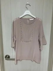レース ブラウス ピンク Free サイズです