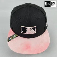 NEW ERA(ニューエラ) MLB ブラック ピンク サイズキャップ 712