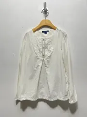 キッズ Tommy Hilfiger 白 ロングスリーブ ブラウス 8-10 サイズ