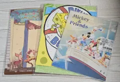 クラシック キャラクター ファンシー 便箋 メモ帳 - くまのプーさん スポンジボブ ミッキー